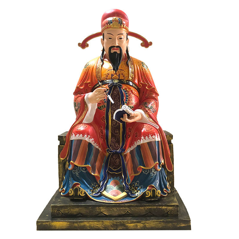 文昌帝君神像88厘米寺庙供奉2米大型文曲星1.6米城隍爷树脂佛像