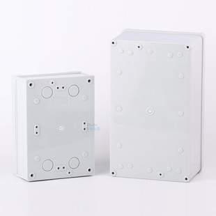 新款 新品 室外防水按钮开关控制盒带防水罩123456孔急停启动停止按