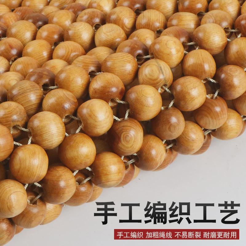 木珠汽车坐垫夏季凉垫单片三件套夏E天透气后排通用座垫靠背车垫