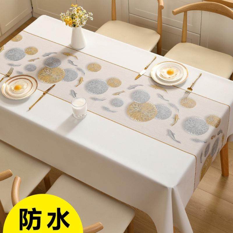 新款桌布防水防油防烫免洗餐桌茶几长方形台布桌垫轻奢高级感,居家布艺,家纺布艺/布料面料缝制服务,淘宝优惠券,粉丝福利购,淘宝优惠卷