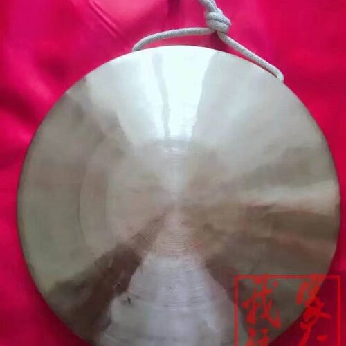 铜锣纯铜高音f手锣m锣鼓乐器小锣高中音低音响铜秦青乐器