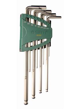 世达12件套特长英制球头内六角扳手组套 内六方套装 09102