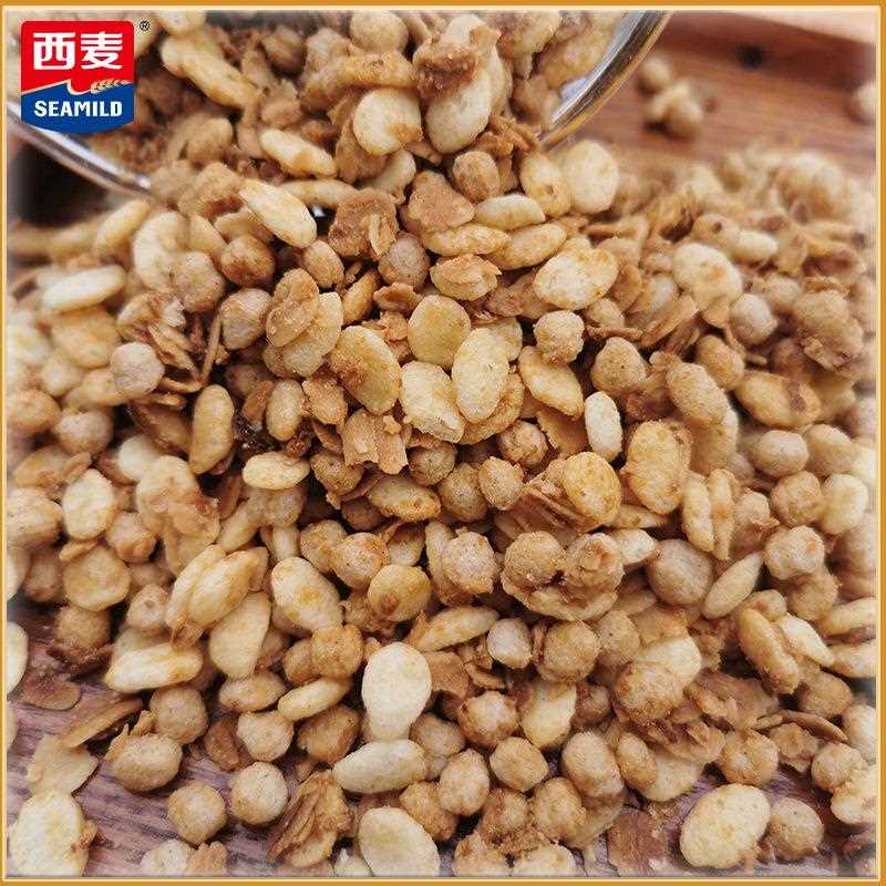 膨化谷物燕麦脆 干吃即食早餐冲饮酥脆膨化食品15kg 量大