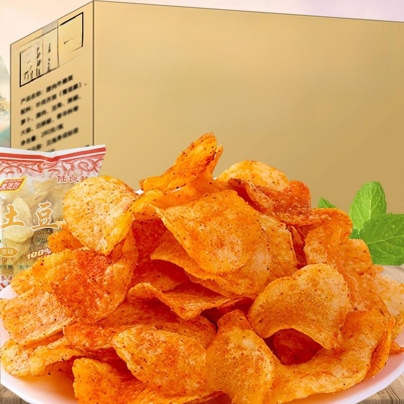 麻辣土豆片薯片整箱云南特产麻辣洋芋丝酥脆香辣解馋零食贵州小吃
