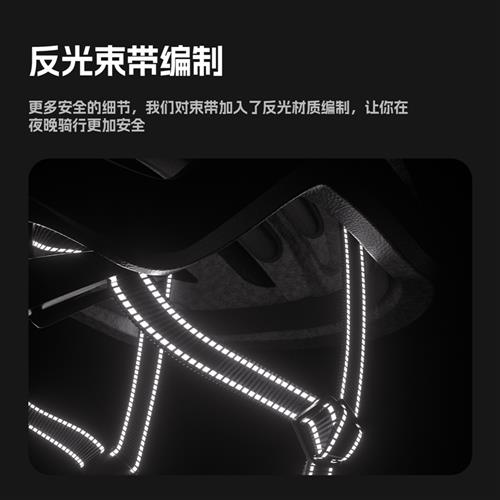 适用自行车头盔户外休闲通勤山地公路车骑行气动头盔 透气安