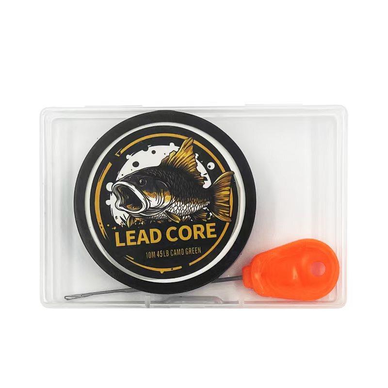 适配鲤钓包铅前导线10米包铅线欧鲤钓包铅芯线leadcore carp fish