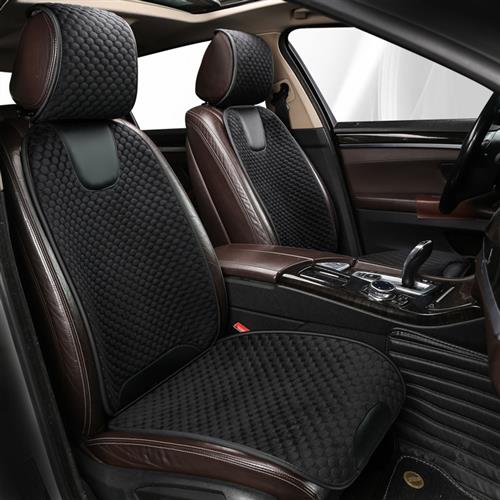 适用冬季新款汽车坐垫短毛绒座椅套五座通用保暖汽车三件套厂家直