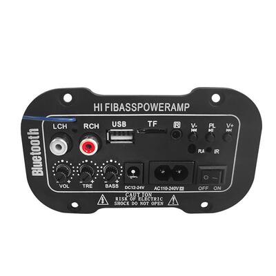 适配厂家供应汽车低音功放板5寸12V24V220V三用3028插卡数字功放