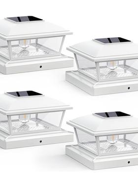 适配户外太阳能柱灯带爱迪生LED灯泡适用于4x4甲板柱灯栅栏甲板门