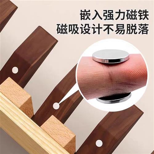 适用实木琴键挂衣钩入户玄关挂衣架壁挂墙上置物架衣帽衣服挂钩免