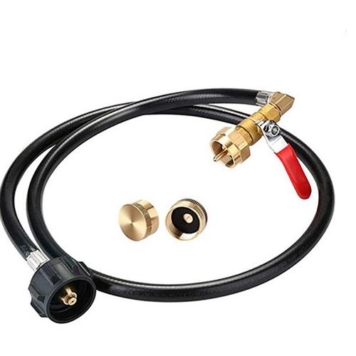 烷适配器4FT连接煤气管瓦斯管北美气瓶转换QCC1磅球阀管35FT