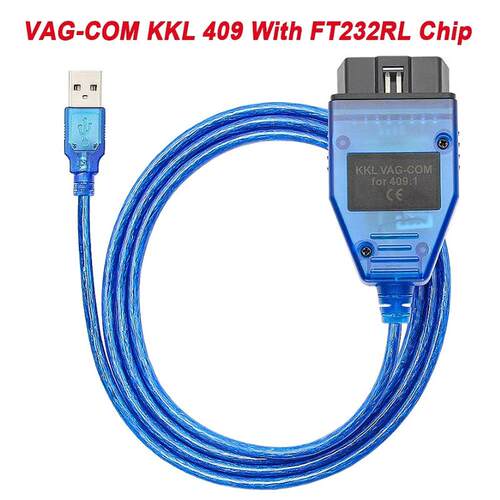 适配跨境热销VAG KKL 409带FTDI FT232RL芯片VAG KKL 409.1汽车诊