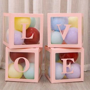 Name Balloon Box Shower Confession Baby Alphabet