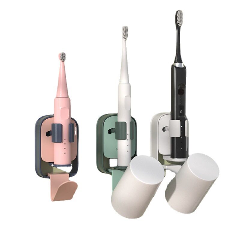 新品电动牙刷置物架壁挂免打孔牙刷架挂墙吸壁式挂架卫生间牙具收