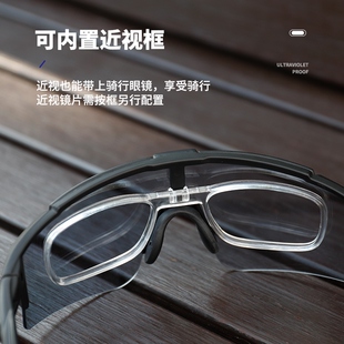 极速GUB骑行眼镜变色男女跑步登山自行车防风近视运动偏光太阳镜