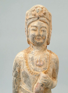 仿古陶俑 陶器 中式 摆件北魏造像 宾馆酒店博古架装饰品 工艺礼