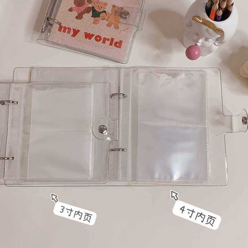 相片收纳册三寸相册本四寸爱豆小卡册照片集迷你小专辑拍立得相纸