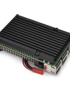 树莓派主板外壳盒子RaspberryPi3代b型2b/3b+铝合金散热壳子配件