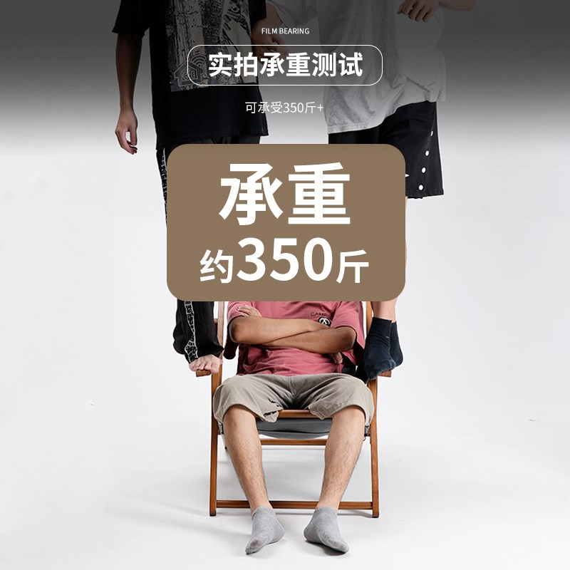休闲躺椅阳台家用午休户外帆布沙滩椅室外庭院露营实木折叠椅睡椅