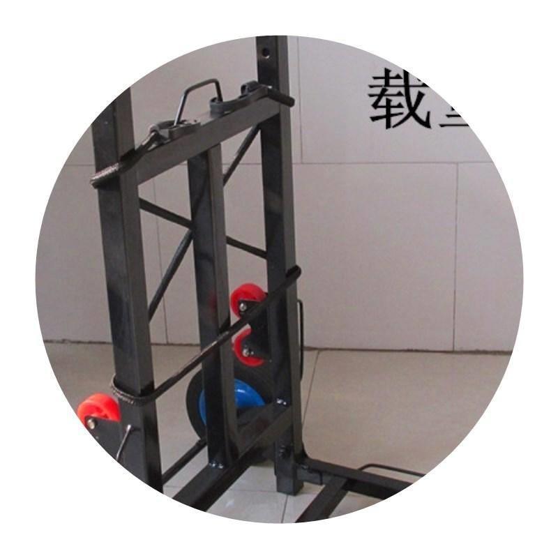 手拉车迷你折叠拉货静音中小推车便携大轮子简易老年人进货车两用