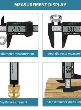 150mm Electronic Digital Vernier Caliper Carbon Fiber Reinfo