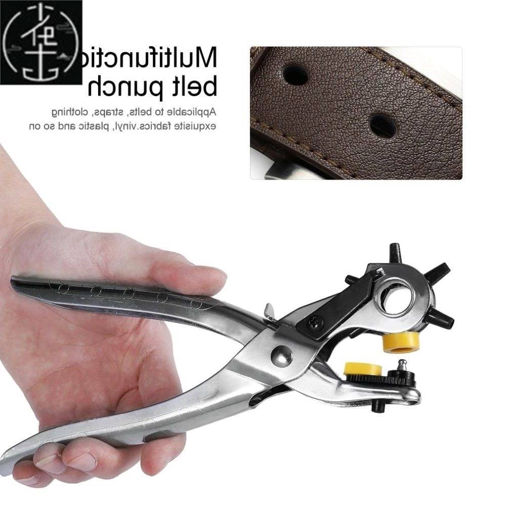 New puncher duty leather hole punch hand pliers belt