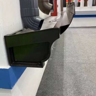 新品新品铝合金天沟屋簷雨水槽别墅型材DL成品方形排水管排水槽定