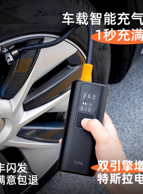 专用Tesla特斯拉焕新版Model3丫SXY改装配件车载充气泵电动打气筒