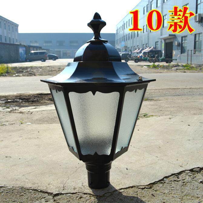 庭院灯庭院灯头灯罩户外灯小区公园广场灯景观灯LED路灯多款式铝