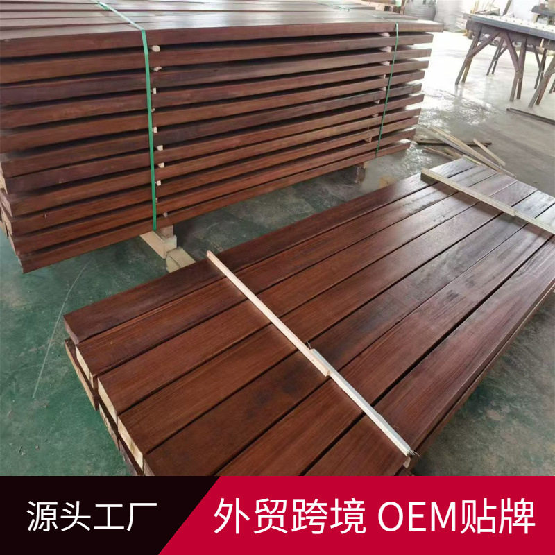 红柳桉户外防腐木地板廊架栈道