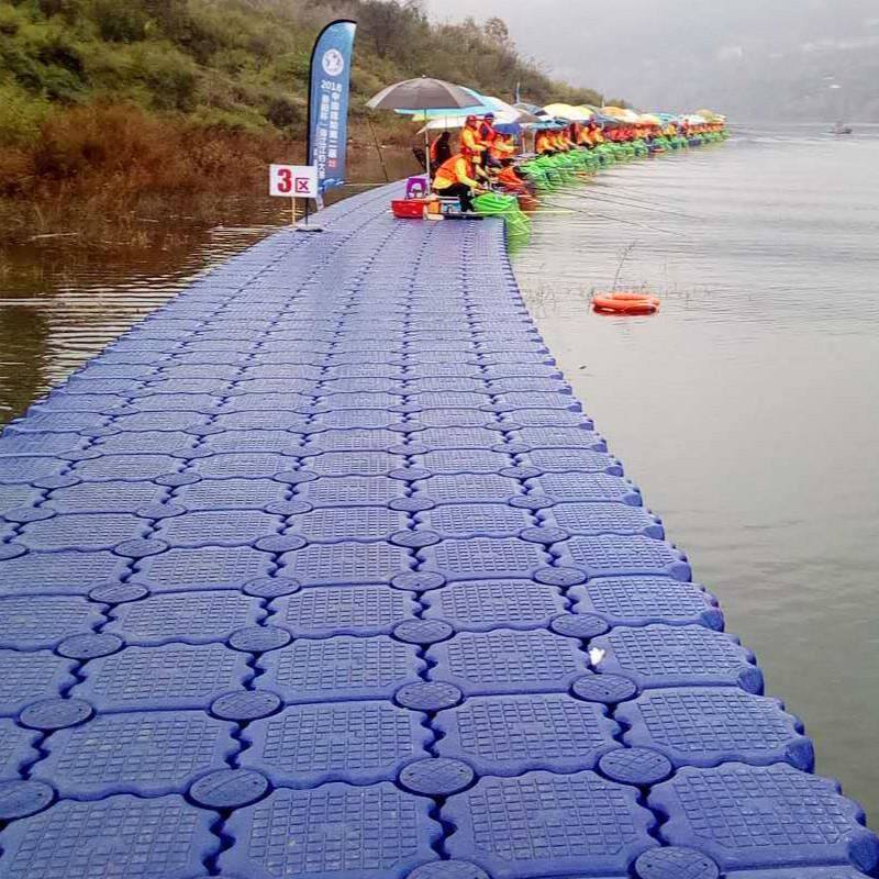 水上钓鱼平台 水上竞赛浮筒平台 赛龙舟观光台 水上浮桥