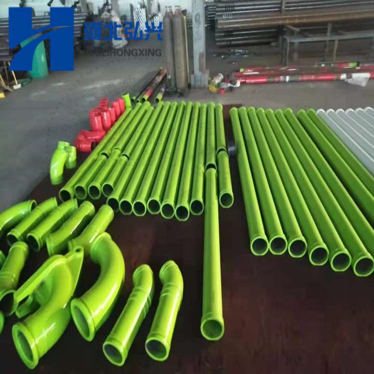 中/联重科泵车臂架DN125*3000五万方耐磨管 锰钢烤漆耐磨管