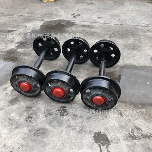 矿车单轮 平板车翻斗式 350mm矿车轮对 铸钢铸铁实心空心矿车轮子