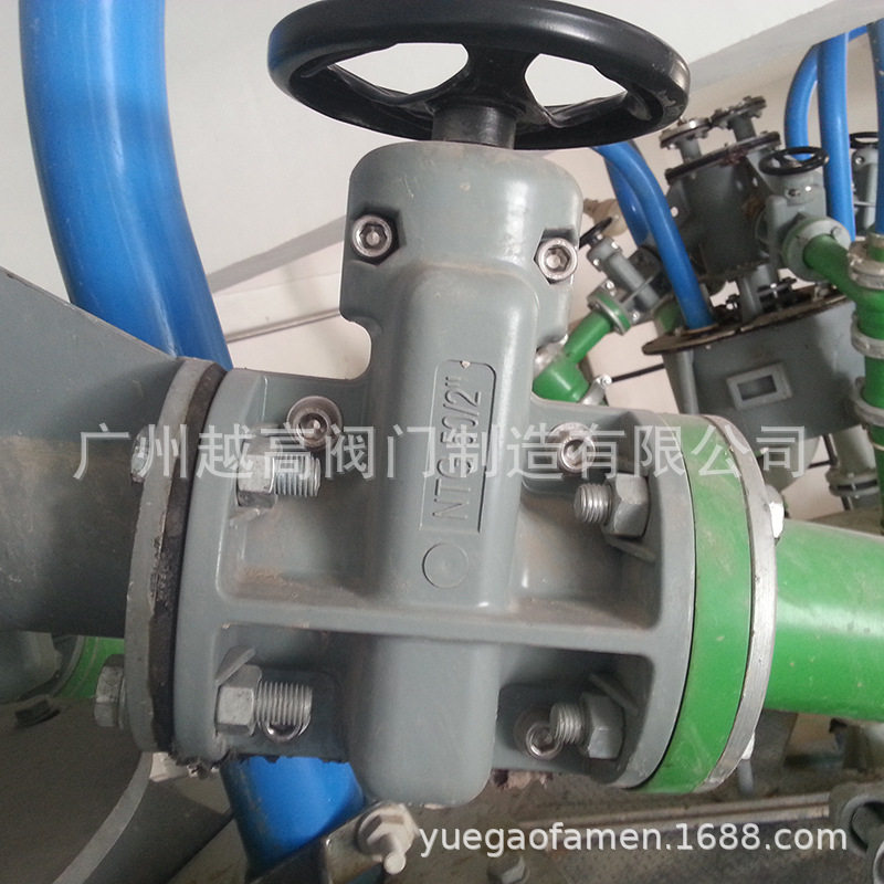 电厂专用管夹阀NTG-25/32/40/50/65胶管阀 耐磨橡胶 防腐耐高温