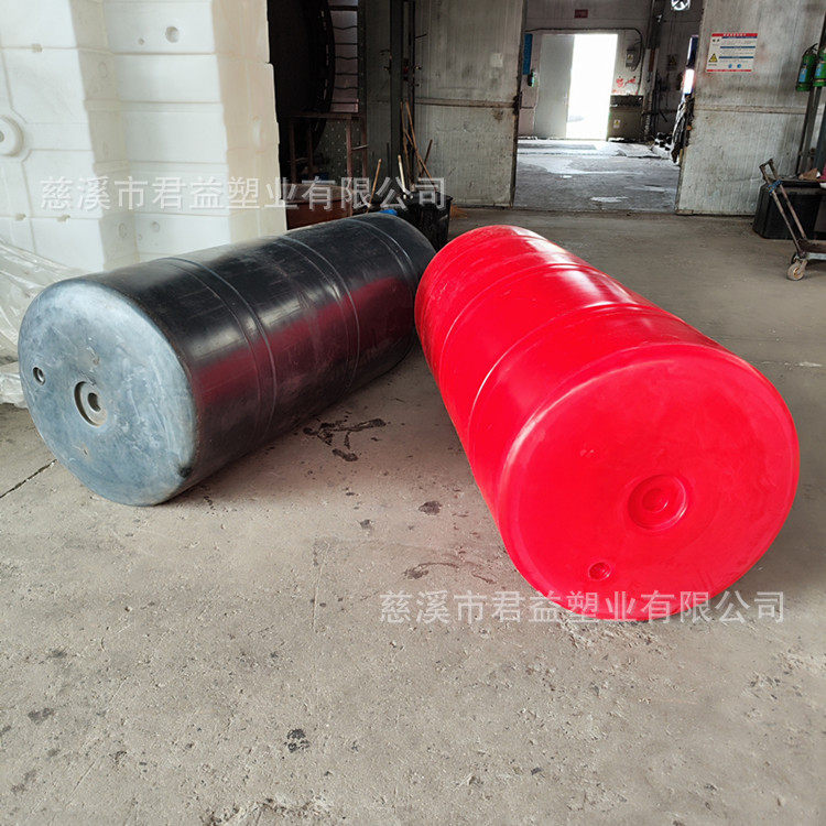 水库隔断警示拦截污水浮筒直径800*长度2000聚乙烯圆柱形防撞浮桶