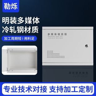 弱电信息箱 明装多媒体 配电箱光纤箱集线盒多媒体 弱电箱 入户箱