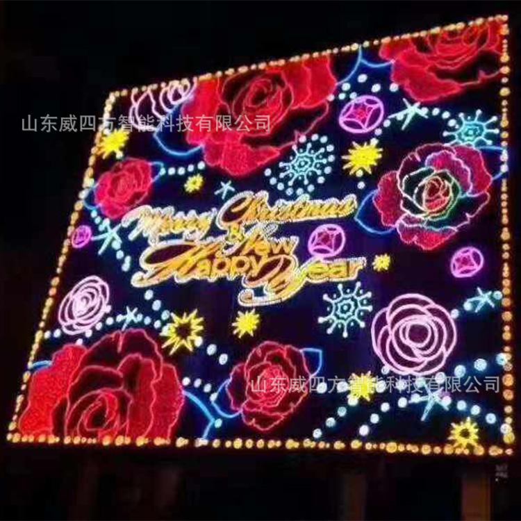 2021售楼处玻璃彩灯亮化定制
