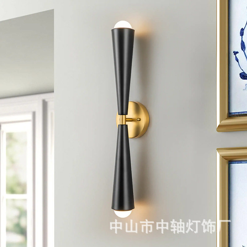 双头锥形喇叭LED壁灯浴室梳妆