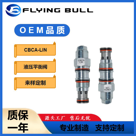 螺纹插装阀直动式溢流阀工程机械配件CBCA-LIN工程机械液压插装阀