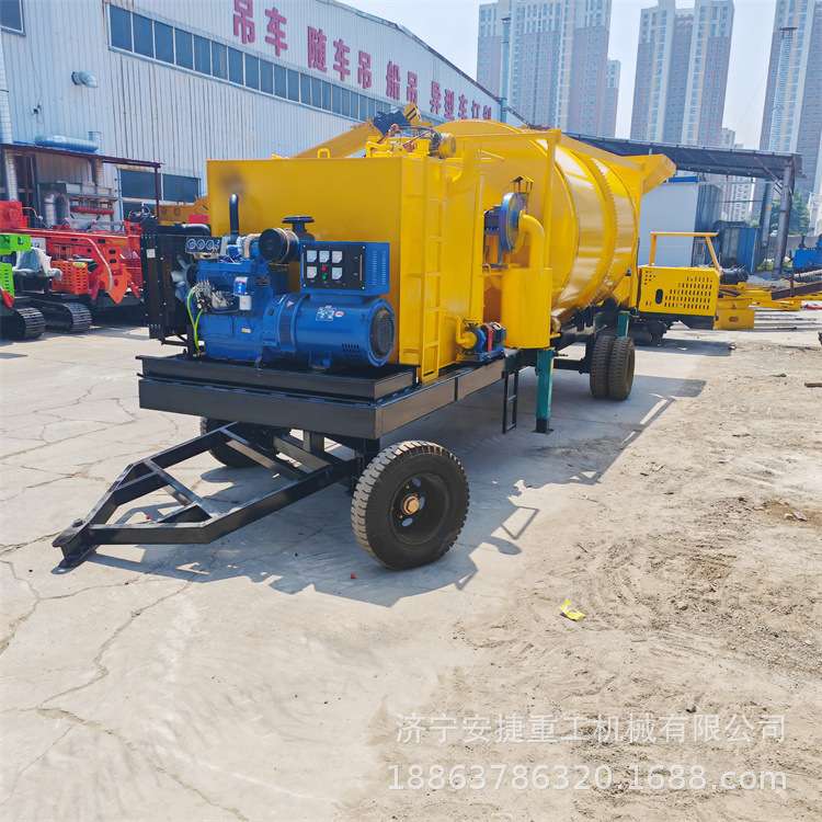 铲车上料大型移动拌合机 乡村修路沥青拌合机 废旧沥青二次再生机