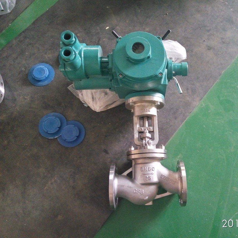 普通开关型电动截止阀J941W-64P DN65 80 100 电动不锈钢截止阀