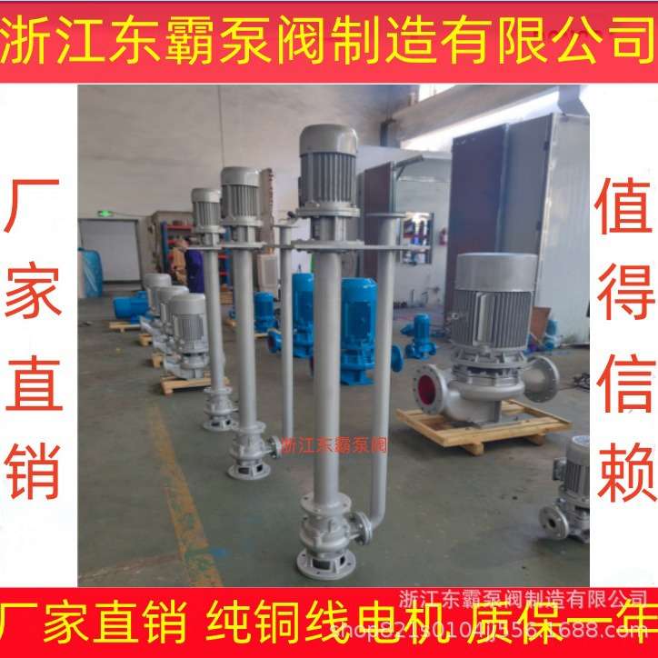 东霸牌液下污水泵 不阻塞液下水泵 立式长轴液下泵YW100-80-10