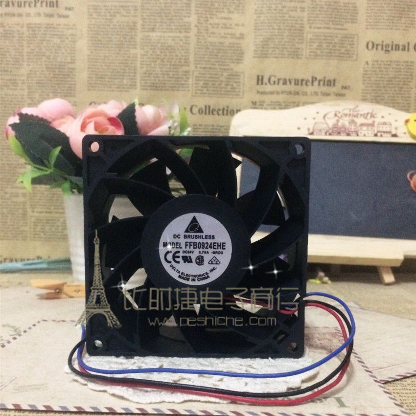 原装台达 FFB0924EHE-F00 24V 0.75A 9038 9CM三针ABB变频器风扇
