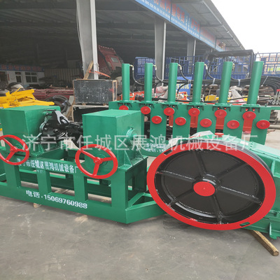 济宁三级钢拉丝调直机 12mm快速矫直拉丝一体机 冷轧钢筋拉丝机