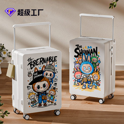 宽拉杆大容量登机密码行李箱