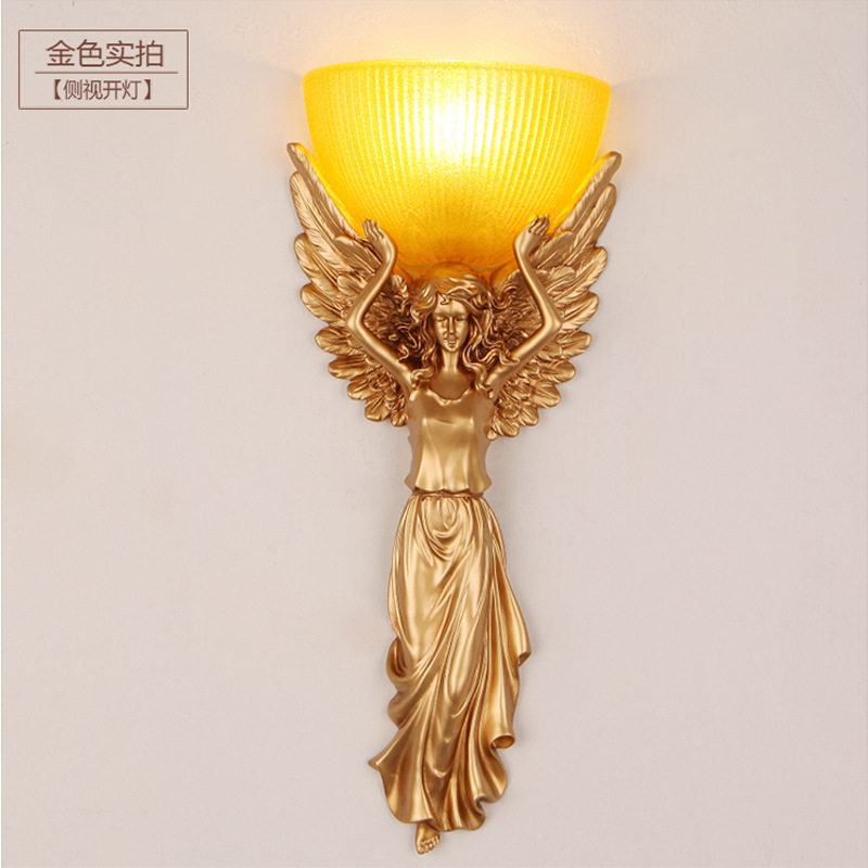 欧式天使复古装饰壁灯