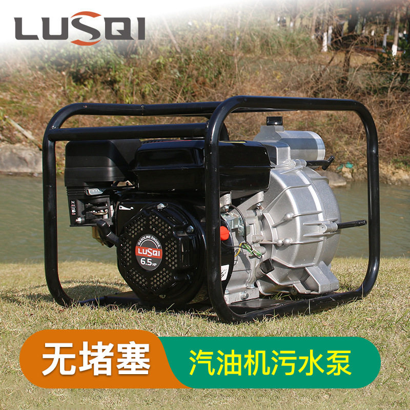现货批发农业机械小型污水泵排污泵高压无堵塞170F3寸4冲程发动机