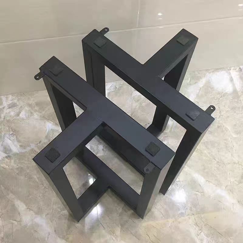 铁艺实木办公桌腿支架