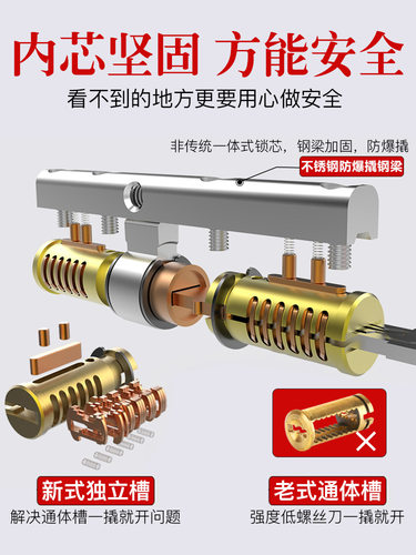 ft超C级防盗门锁芯144牙通用
