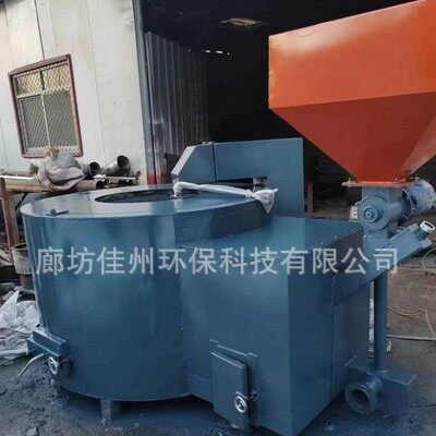 3吨自动倾斜化铝炉 熔点高升温快运行稳定 生物质熔铝炉 坩埚